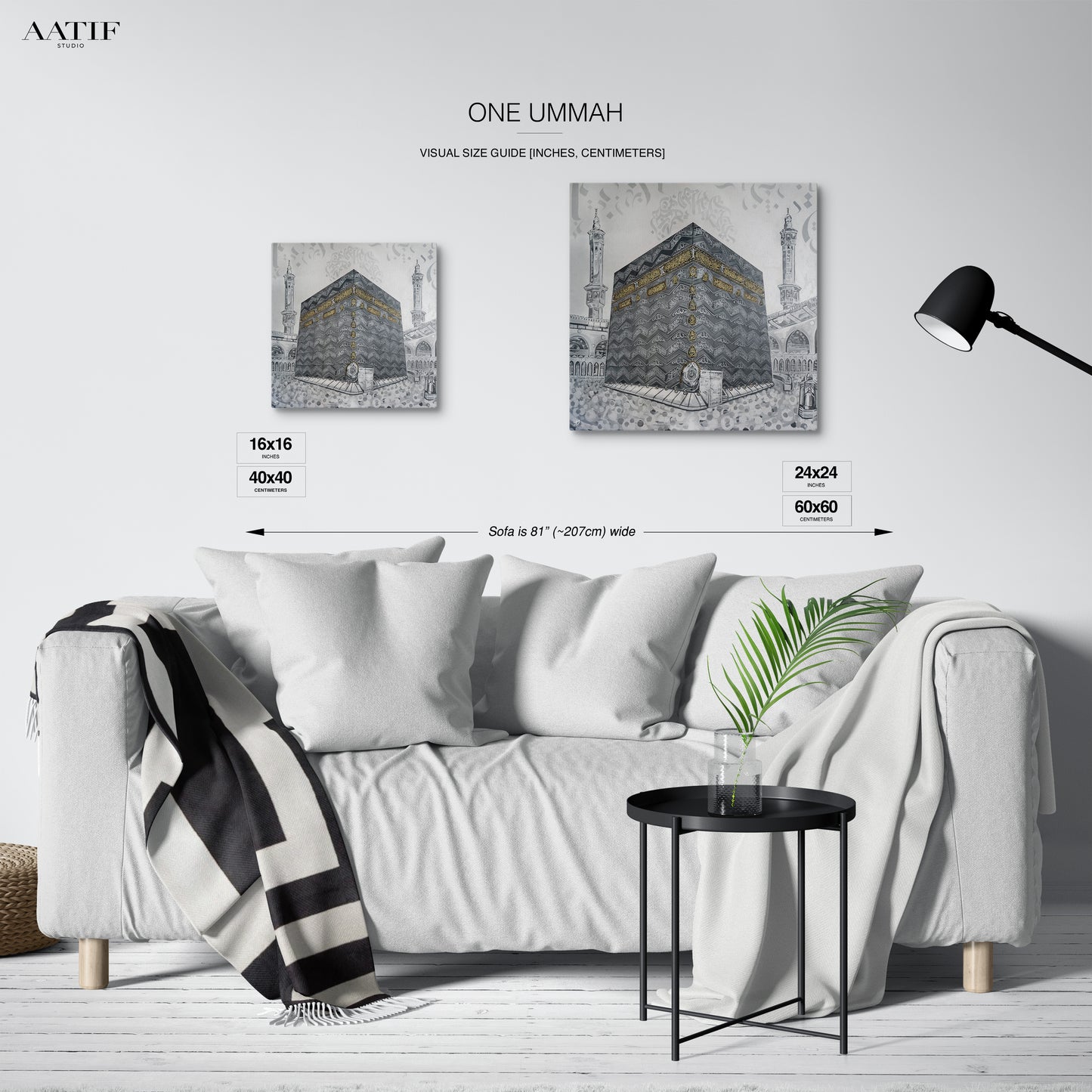 ONE UMMAH CANVAS PRINT